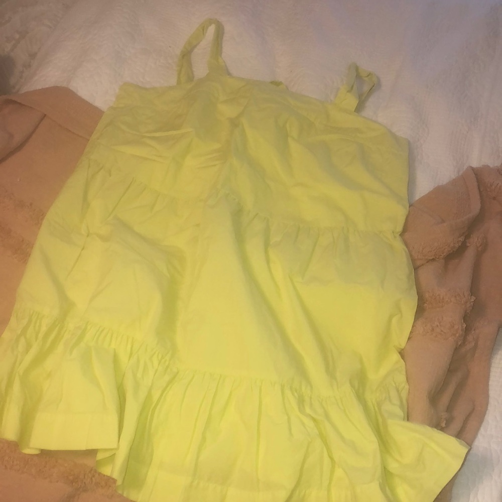 Loft cotton tiered sundress with tie back detail